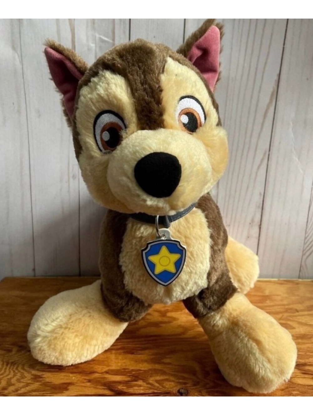 Build A Bear Workshop Nickelodeon 14" Paw Patrol Chase Dog Plush EUC Kids Toy